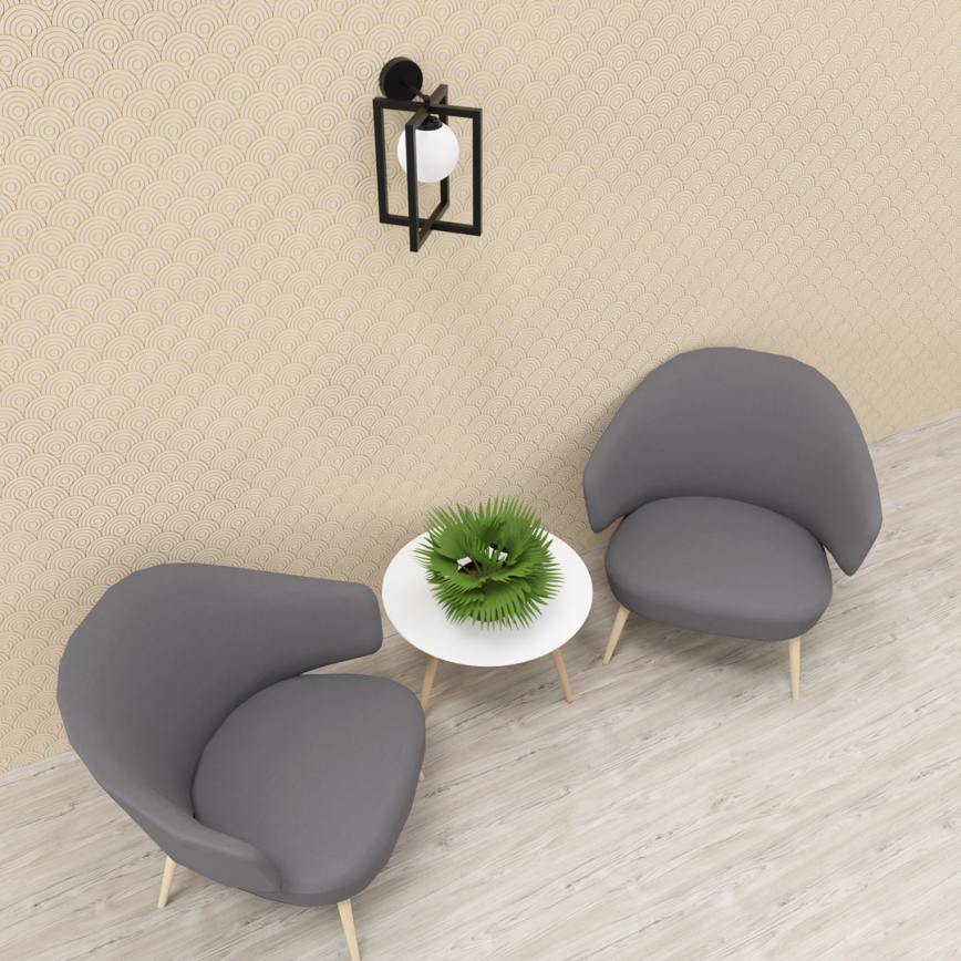Wall lamp DIEGO 1xE14/40W/230V black