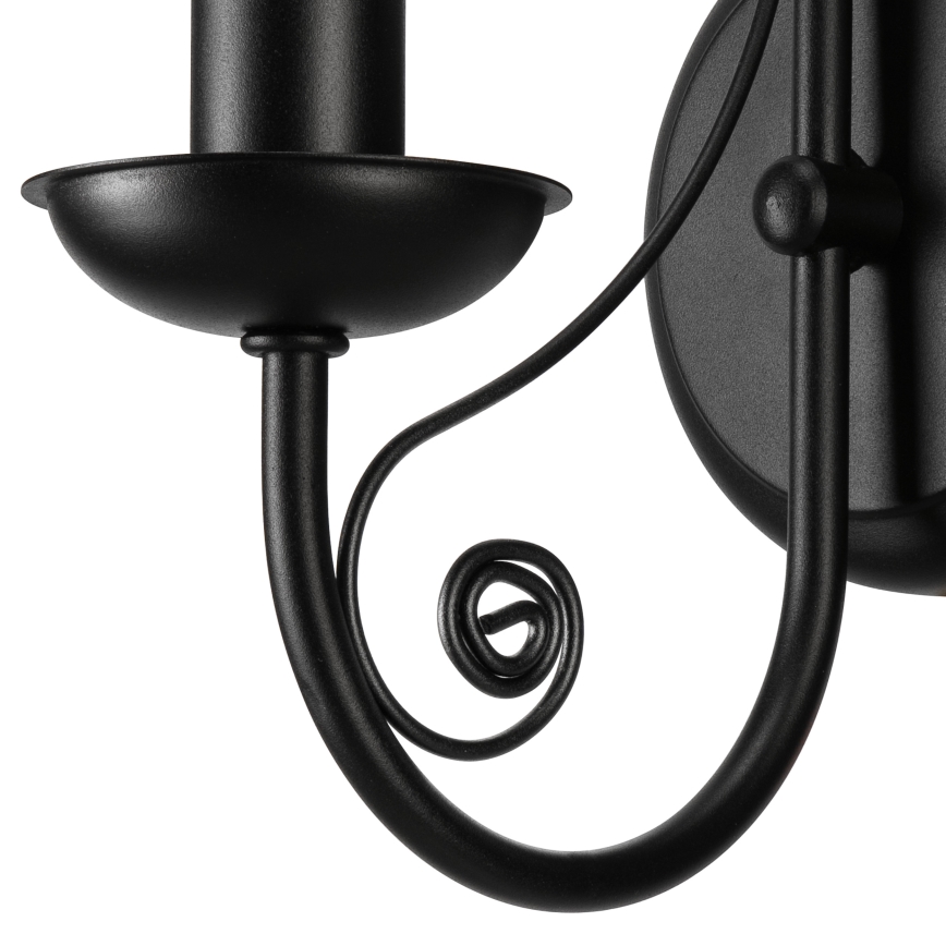 Wall lamp DONATO 1xE14/40W/230V black