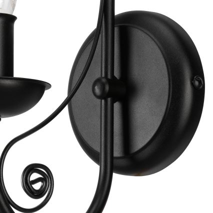Wall lamp DONATO 1xE14/40W/230V black