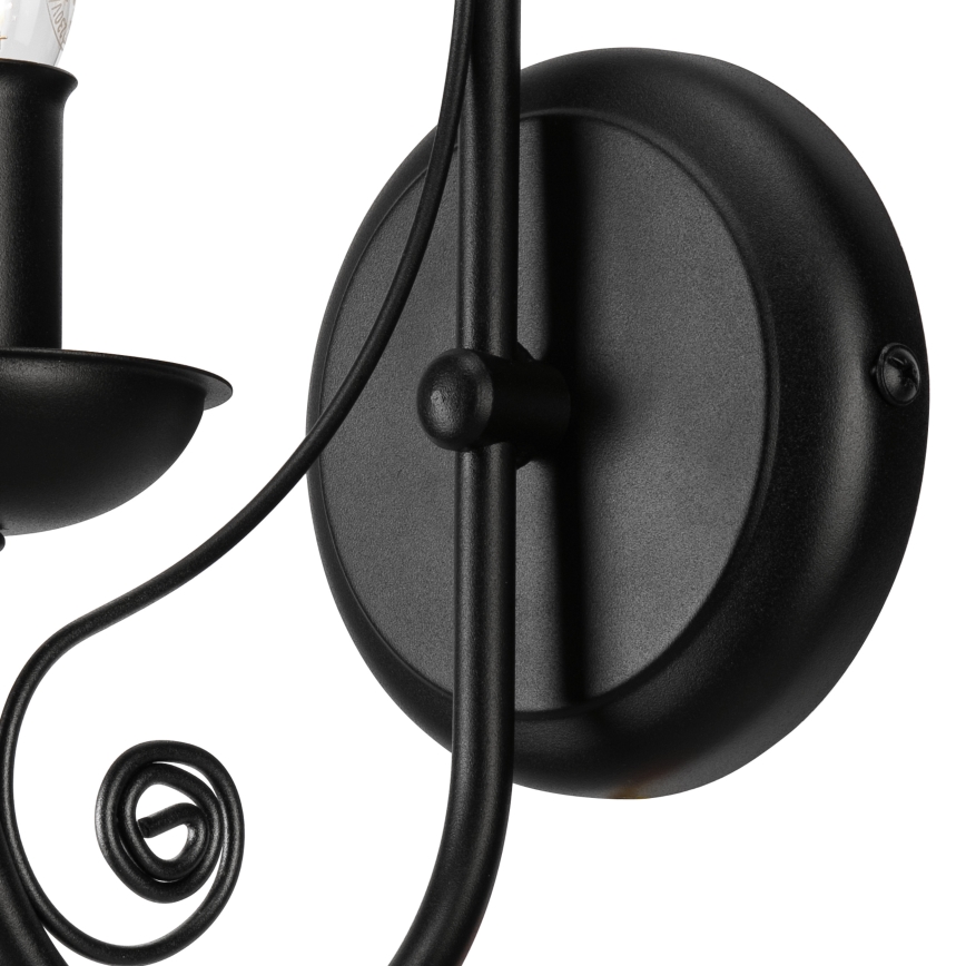 Wall lamp DONATO 1xE14/40W/230V black