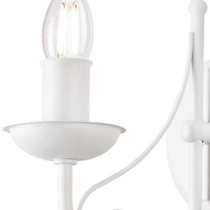 Wall lamp DONATO 1xE14/40W/230V white