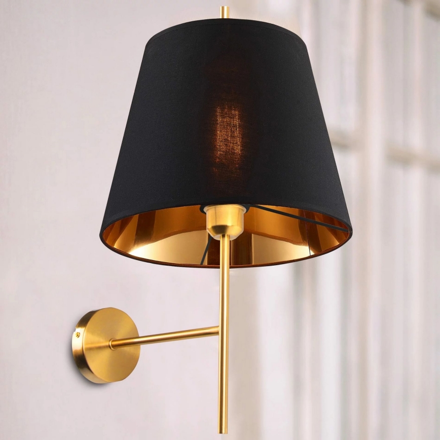 Wall lamp ELENA 1xE27/20W/230V black