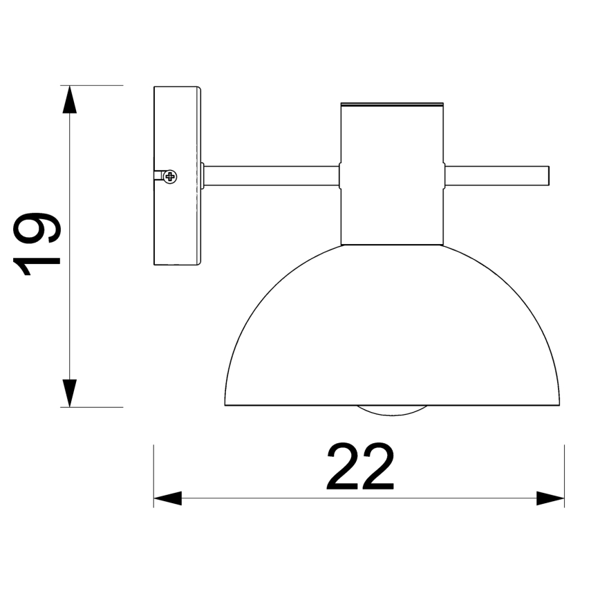Wall lamp ESTATE MINI 1xE27/15W/230V green