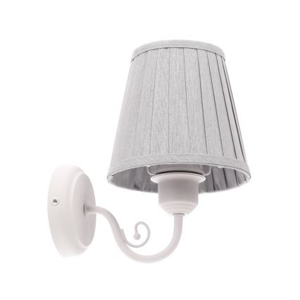 Wall lamp FIREZ 1xE27/40W/230V white/grey