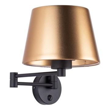 Wall lamp GLORY 1xE27/15W/230V gold/black