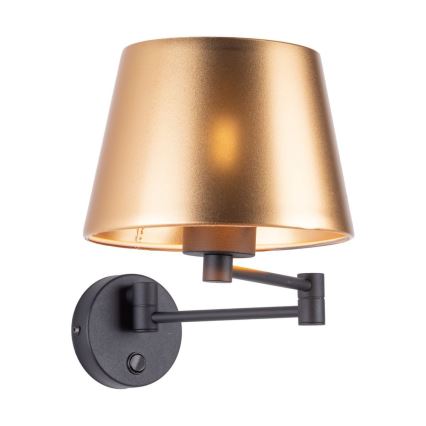 Wall lamp GLORY 1xE27/15W/230V gold/black