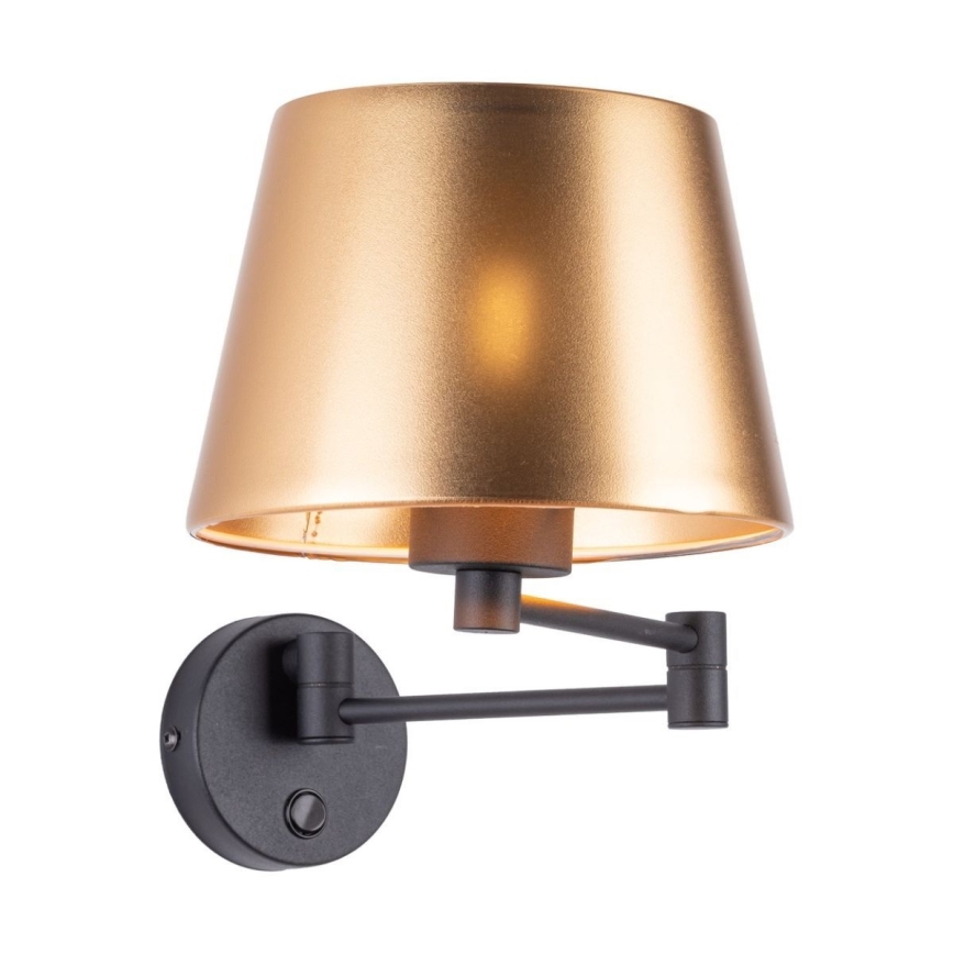 Wall lamp GLORY 1xE27/15W/230V gold/black