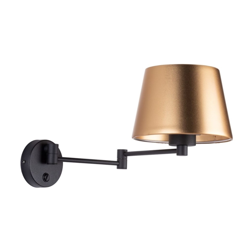 Wall lamp GLORY 1xE27/15W/230V gold/black