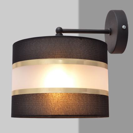 Wall lamp HELEN 1xE27/15W/230V black/gold