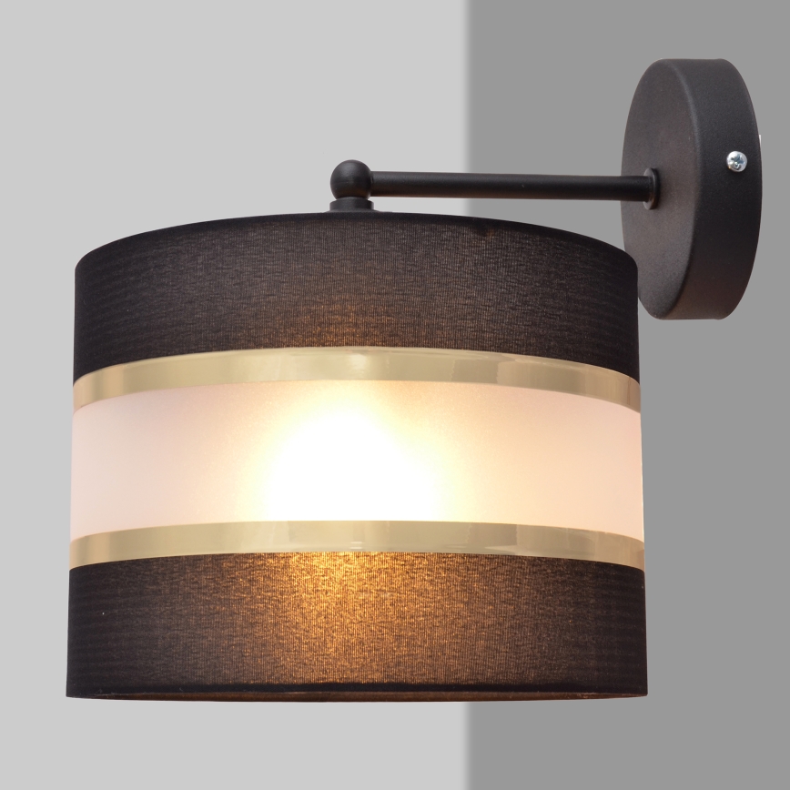 Wall lamp HELEN 1xE27/15W/230V black/gold