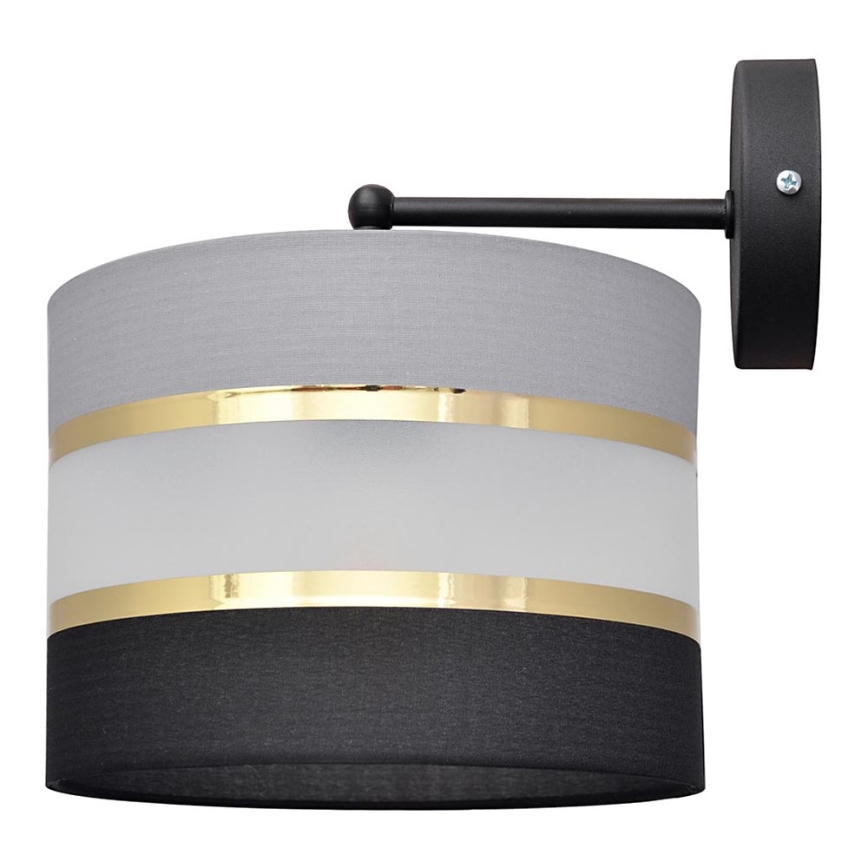 Wall lamp HELEN 1xE27/15W/230V black/grey/golden