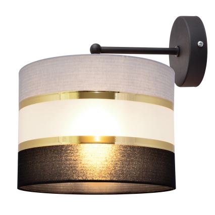 Wall lamp HELEN 1xE27/15W/230V black/grey/golden