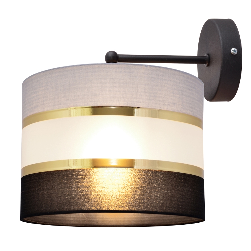 Wall lamp HELEN 1xE27/15W/230V black/grey/golden