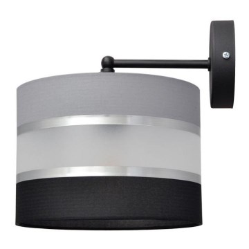 Wall lamp HELEN 1xE27/15W/230V black/grey/silver