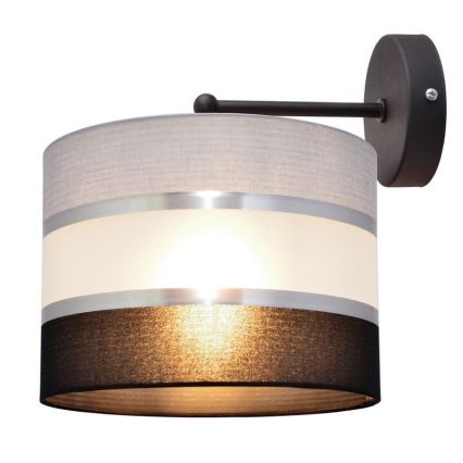 Wall lamp HELEN 1xE27/15W/230V black/grey/silver