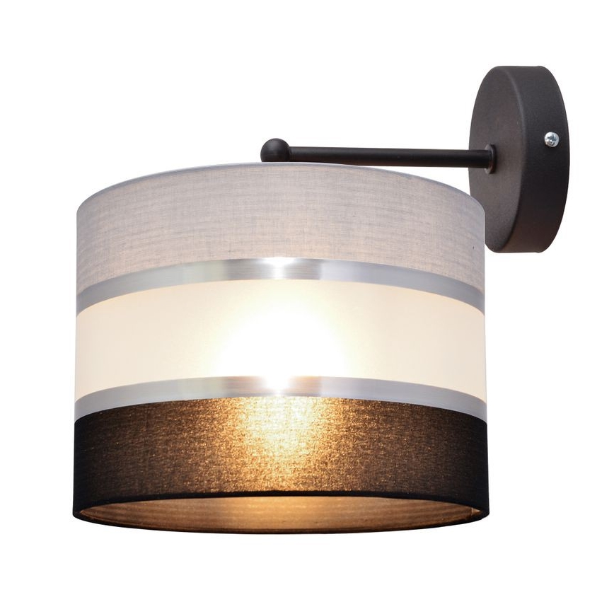 Wall lamp HELEN 1xE27/15W/230V black/grey/silver