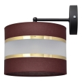 Wall lamp HELEN 1xE27/15W/230V brown/black/golden
