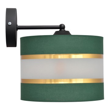 Wall lamp HELEN 1xE27/15W/230V green/gold