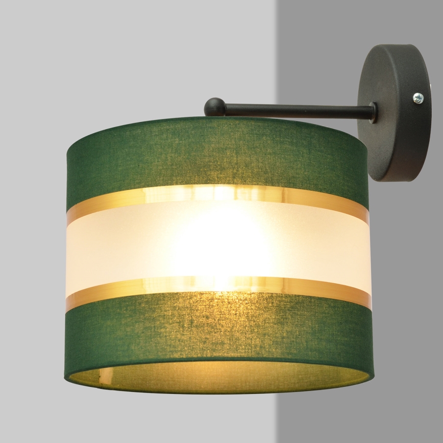 Wall lamp HELEN 1xE27/15W/230V green/gold