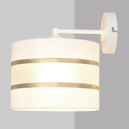 Wall lamp HELEN 1xE27/15W/230V white/gold