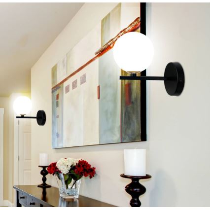 Wall lamp KAMA 1xG9/28W/230V black