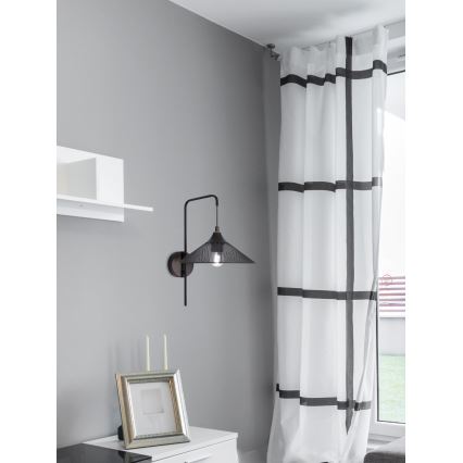Wall lamp KIRUNA 1xE27/40W/230V black
