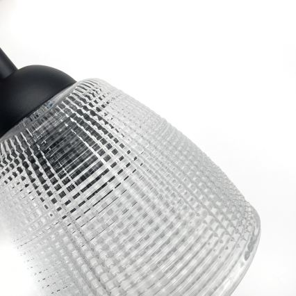 Wall lamp LEANDRA 1xE27/15W/230V oak/black