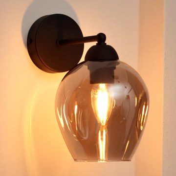 Wall lamp LILI 1xE27/15W/230V black/grey