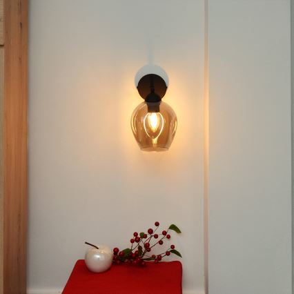 Wall lamp LILI 1xE27/15W/230V black/grey