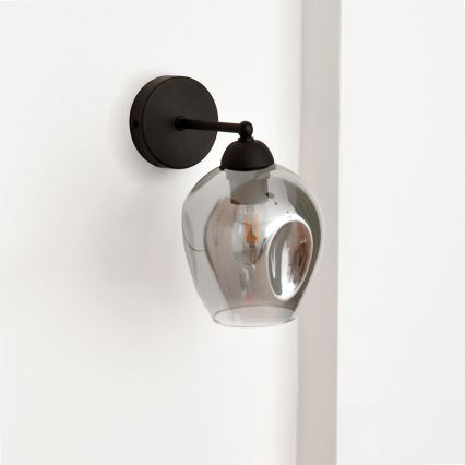Wall lamp LILI 1xE27/15W/230V black/grey