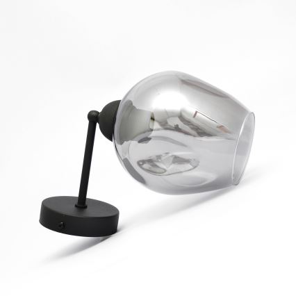 Wall lamp LILI 1xE27/15W/230V black/grey