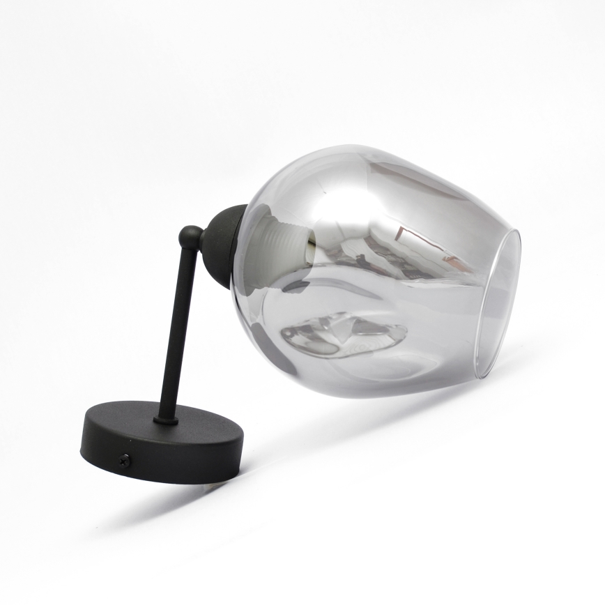 Wall lamp LILI 1xE27/15W/230V black/grey