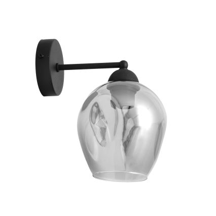 Wall lamp LILI 1xE27/15W/230V black/grey
