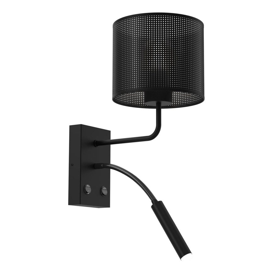 Wall lamp LOFT SHADE 1xE27/60W+1xG9/8W/230V black