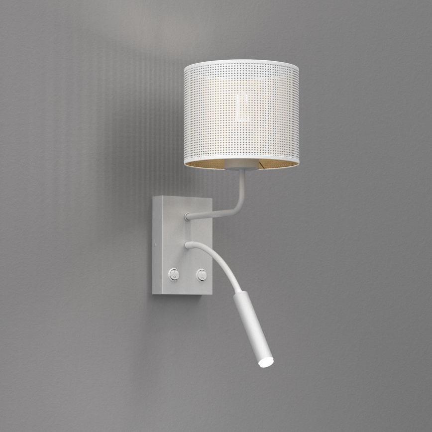 Wall lamp LOFT SHADE 1xE27/60W+1xG9/8W/230V white/gold