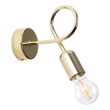 Wall lamp LOOP 1xE27/15W/230V gold