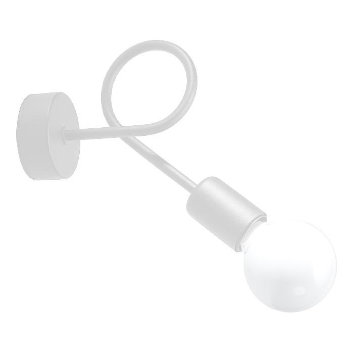 Wall lamp LOOP 1xE27/15W/230V white