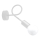Wall lamp LOOP 1xE27/15W/230V white