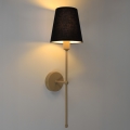 Wall lamp MADELA 1xE14/40W/230V black/beige