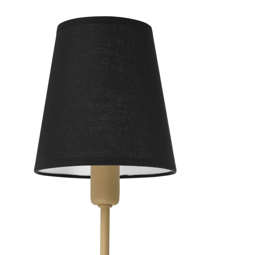 Wall lamp MADELA 1xE14/40W/230V black/beige