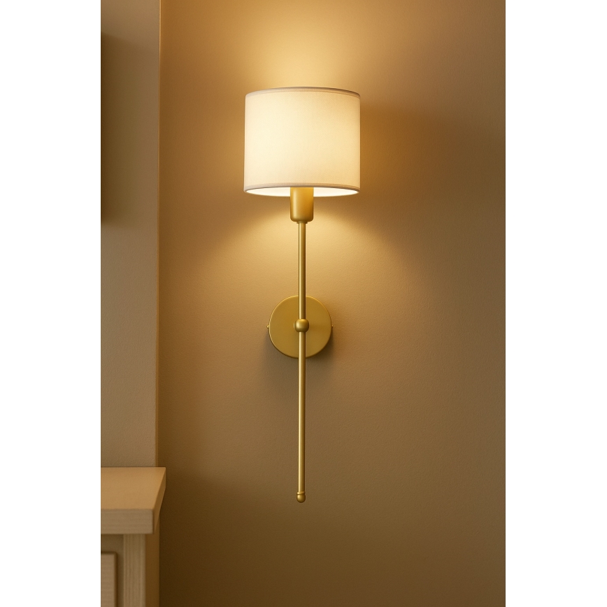 Wall lamp MADELA 1xE14/40W/230V white/beige