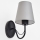 Wall lamp MALBO 1xE27/15W/230V grey/black