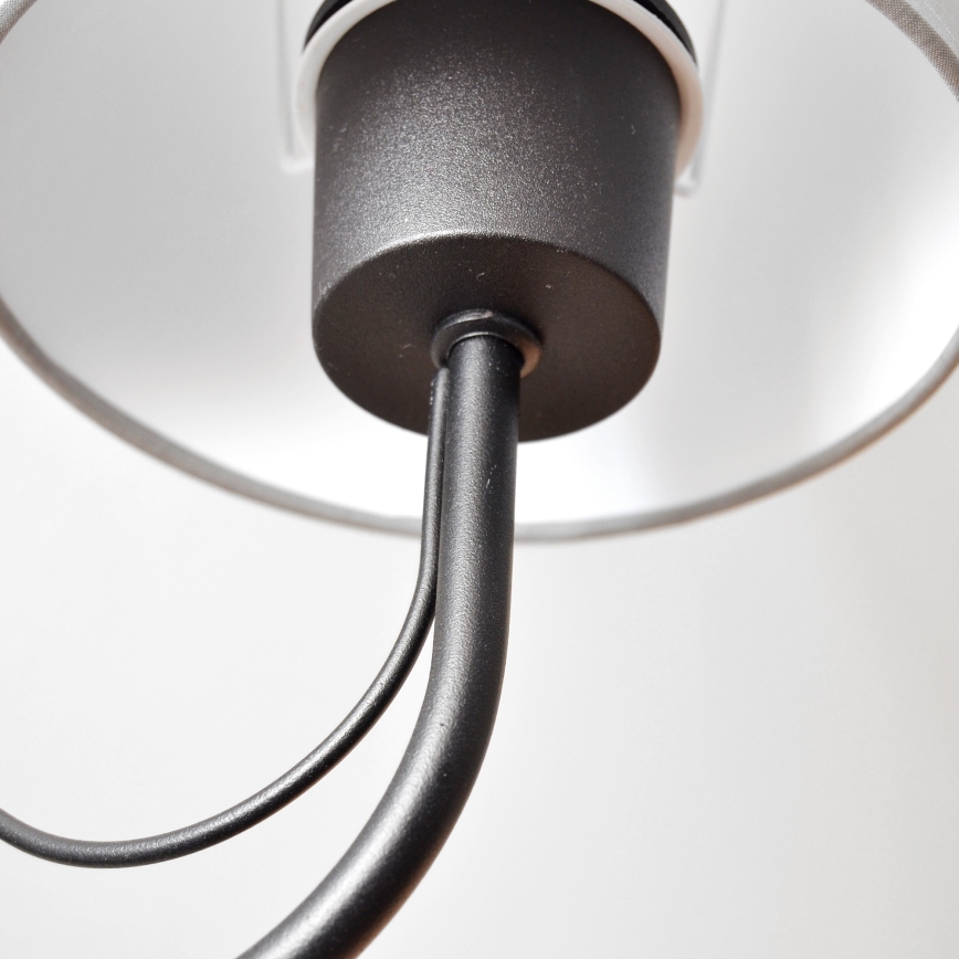 Wall lamp MALBO 1xE27/15W/230V grey/black