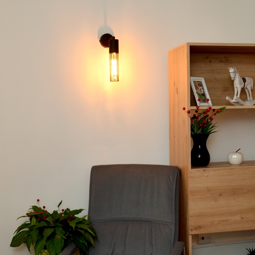 Wall lamp MELODY 1xE27/15W/230V black
