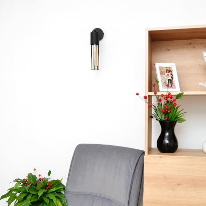 Wall lamp MELODY 1xE27/15W/230V black