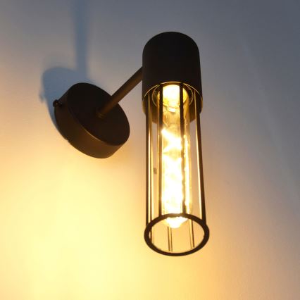 Wall lamp MELODY 1xE27/15W/230V black