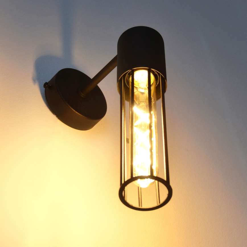 Wall lamp MELODY 1xE27/15W/230V black
