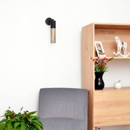 Wall lamp MELODY 1xE27/15W/230V black
