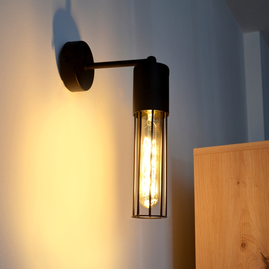 Wall lamp MELODY 1xE27/15W/230V black