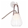 Wall lamp MEMORY 1xG9/4W/230V white/brown